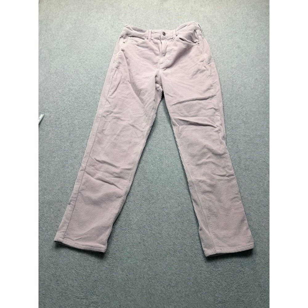 American Eagle Super Stretch Corduroy Pants Lavender Purple Size 8 Regular